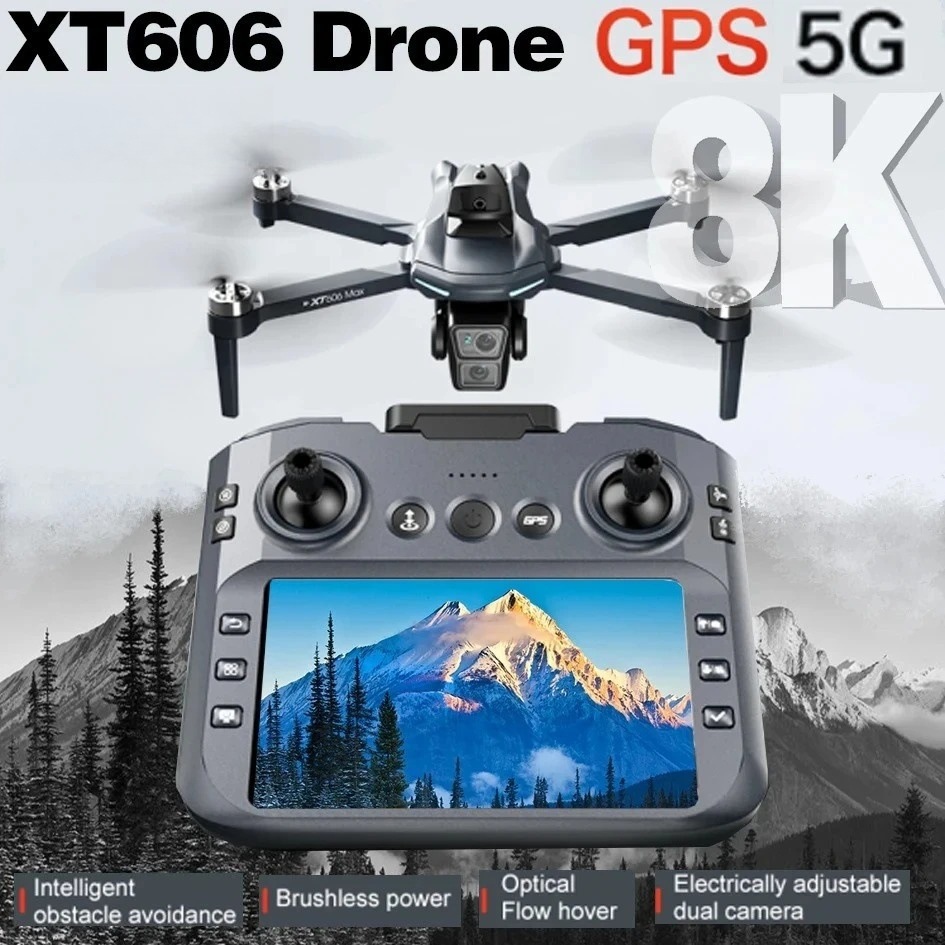 Drone App Rc Fpv - Originele XT606 Drone Professionele 8K HD