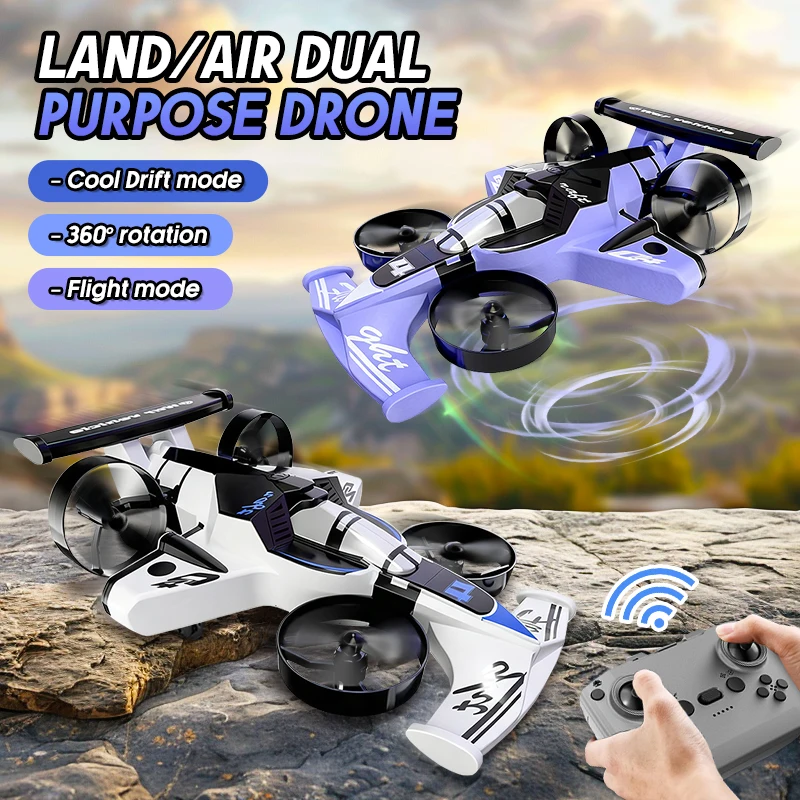 Rc Drone And Flying Car - 2 IN 1 Afstandsbediening Quadcopter RC