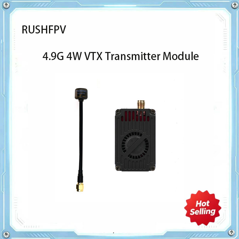 Vtx Video Transmitter - RUSHFPV 4.9GHz 4W VTX FPV Videozendermodule