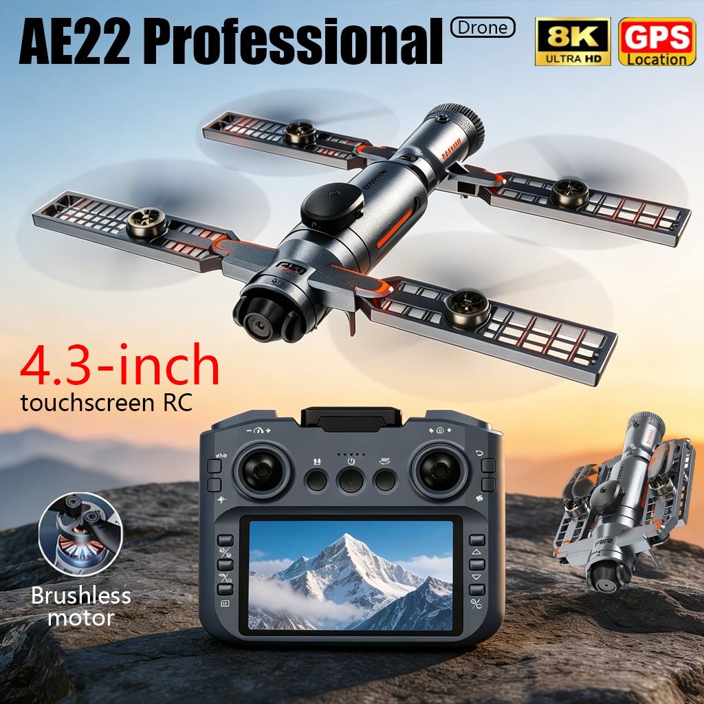 Drone Rc Harness - Geüpgradede AE22 PRO MAX Opvouwbare Drone
