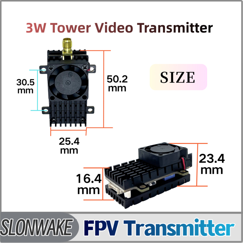Drone Rc Receiver And Transmitter - SLONWAKE 5.8G 3000mW Simulatie VTX FPV