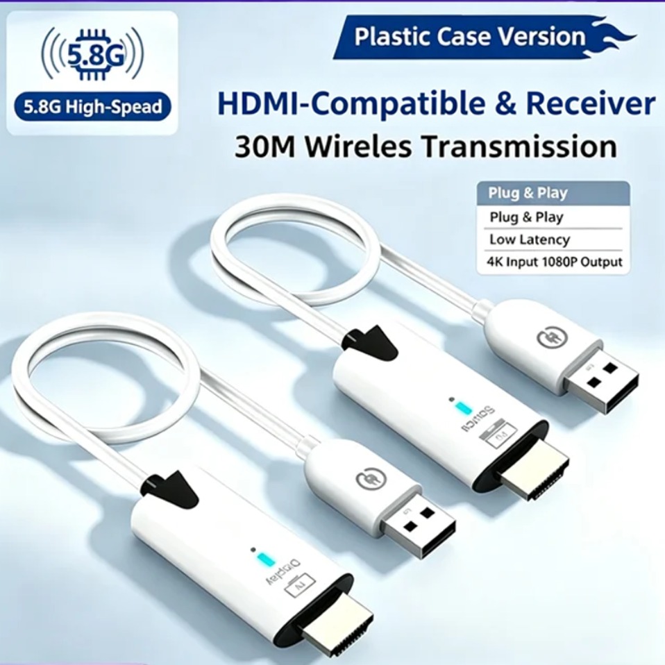 Vtx Video Transmitter - 5G 1080P 30M HDMI-compatibele video-audiozender ontvanger
