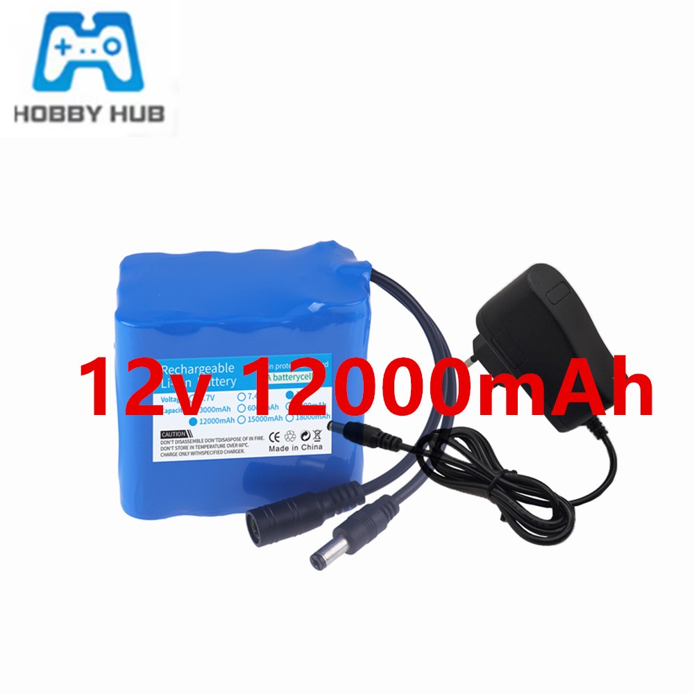 Lipo Battery Charger - 12V 12000mAh Batterij 3S4P Echte capaciteit