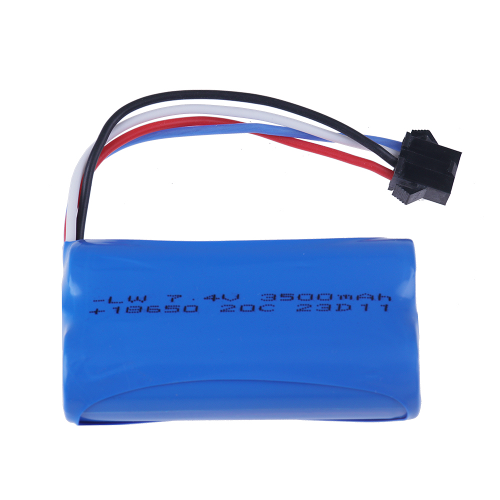 18650 3500mAh 7.4V SM-4P Plug  - Drone Rc Truck recensie en prijs