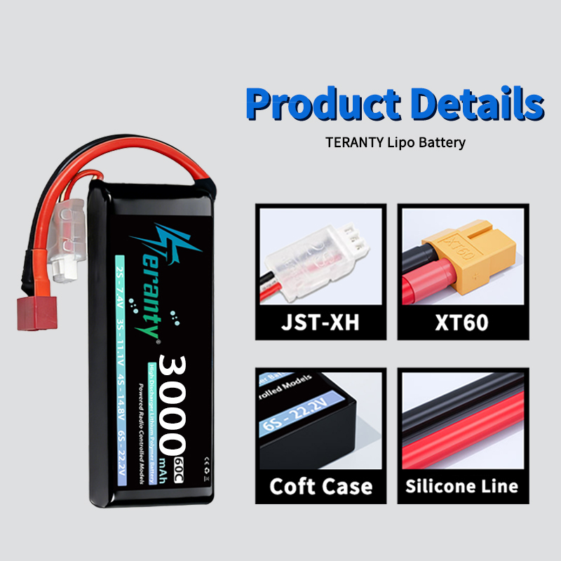 TERANTY 2S 3000mAh Lipo Batter - Drone Rc Board recensie en prijs