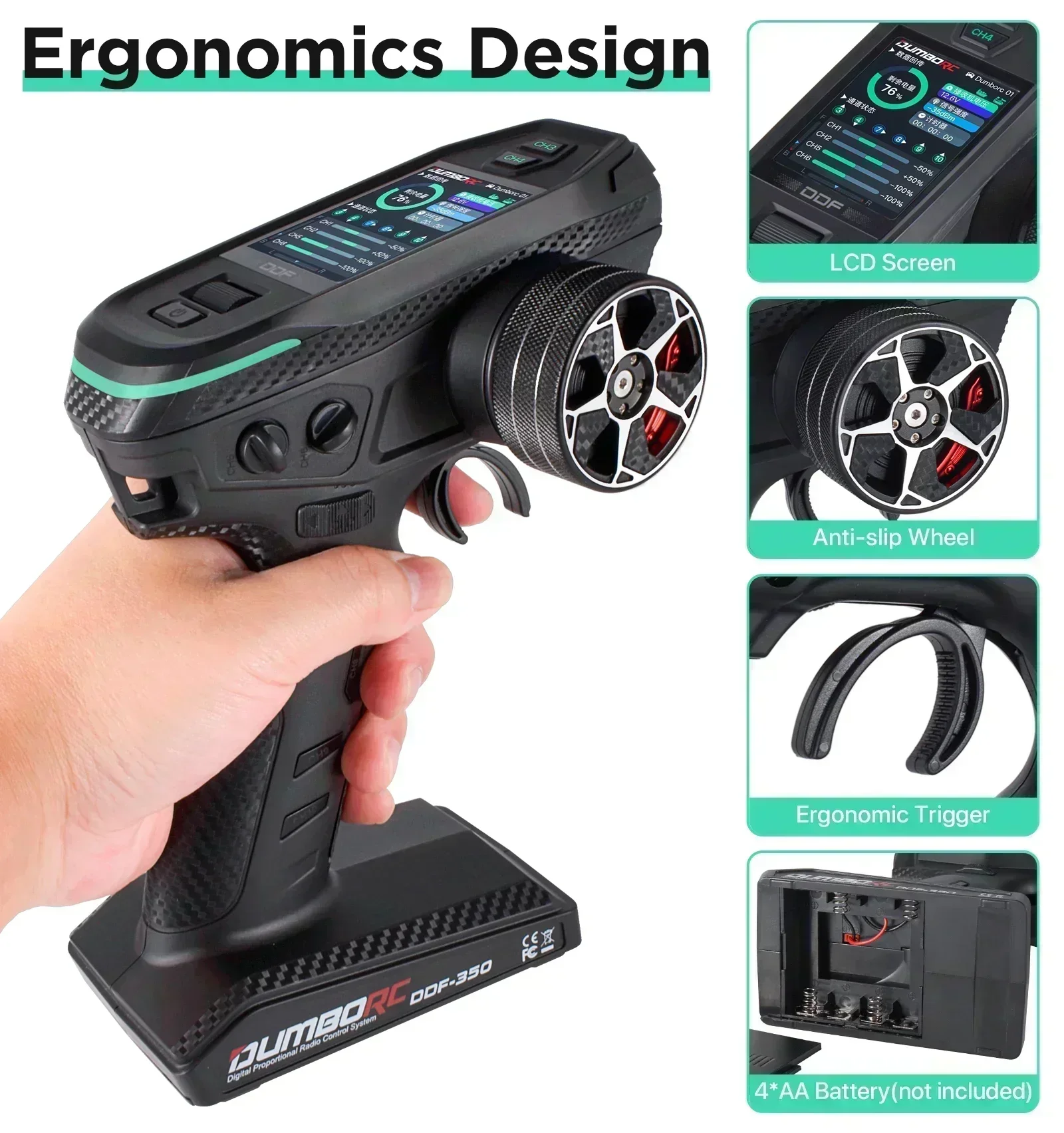 DUMBORC DDF-350 10CH RC Afstan - Telemetry Module Rc recensie en prijs