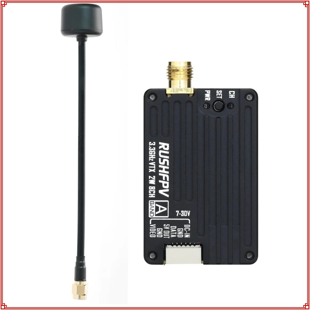 2026 Nieuwe RUSHFPV 3.3G 2W VT - Drone Rc Receiver And Transmitter recensie en prijs
