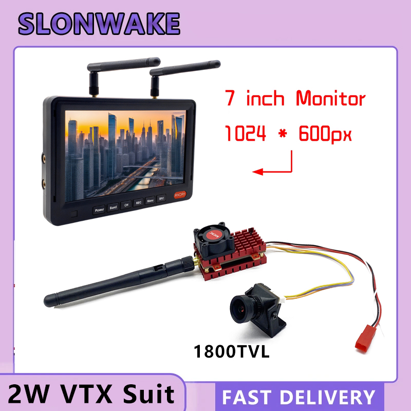 SLONWAKE 5.8G 2W VTX FPV 1800T - Drone Rc Board recensie en prijs