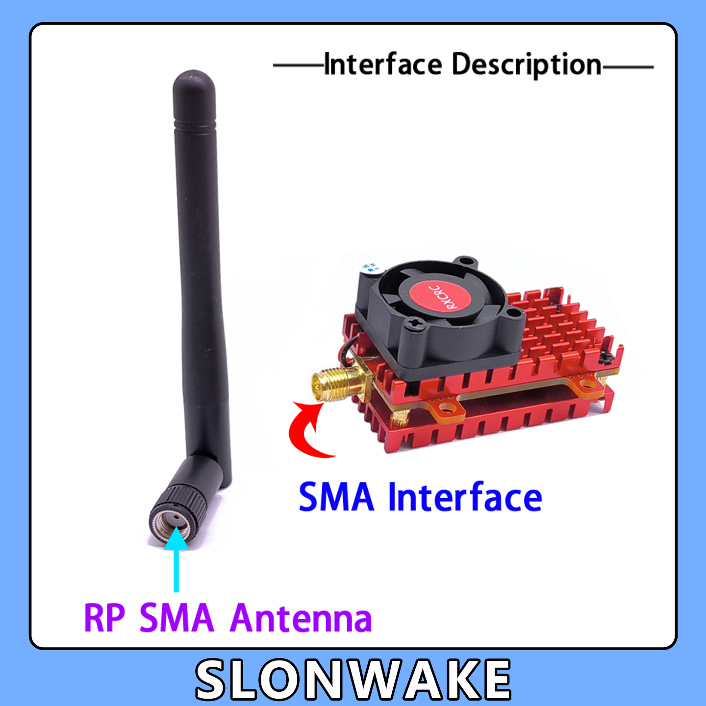 SLONWAKE 5.8G 2W VTX FPV 1800T - Drone Rc Board recensie en prijs