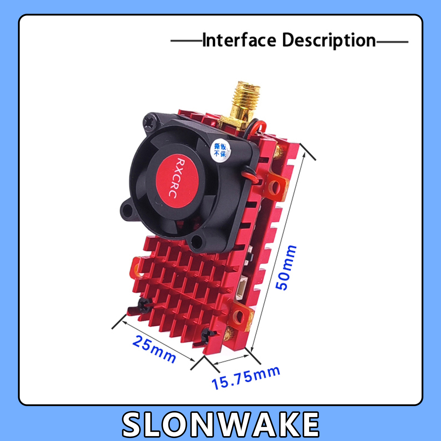 SLONWAKE 5.8G 2W VTX FPV 1800T - Drone Rc Board recensie en prijs