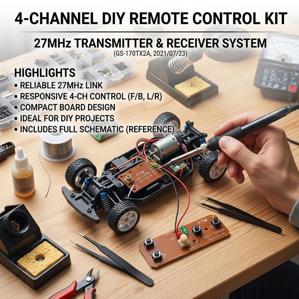 27MHz Afstandsbedieningskit 4C - Telemetry Module Rc recensie en prijs