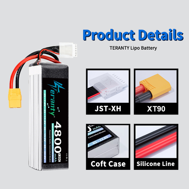 TERANTY 6S 4800mAh Lipo Batter - Drone Rc Board recensie en prijs