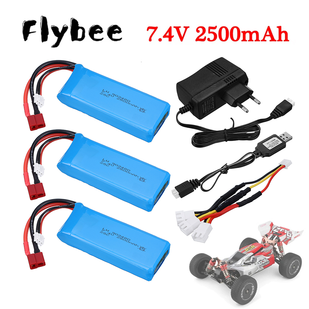2s 7,4 V 2500 mAh Lipo-batteri - Lipo Battery Charger recensie en prijs