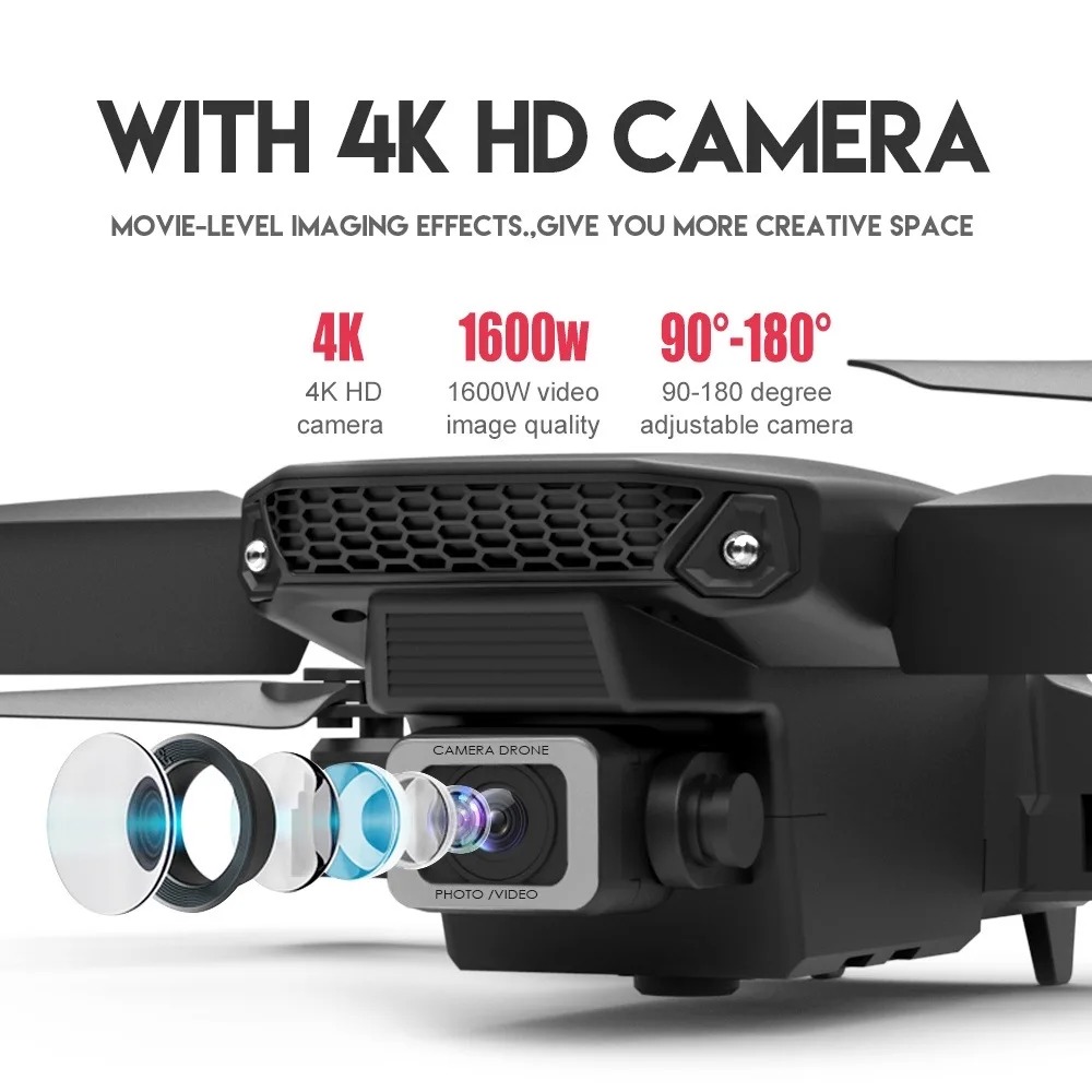 RC Drone Nieuwe E88Pro 4K Prof - Drone App Rc Fpv recensie en prijs