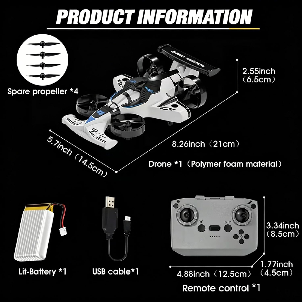 Dual Mode op afstand bestuurba - Rc Drone And Flying Car recensie en prijs