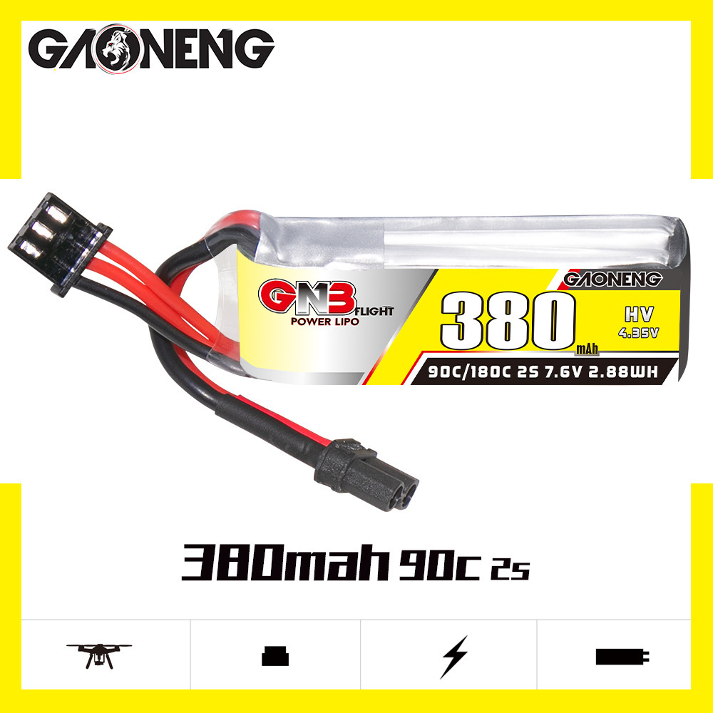 GNB 2S 7.6V 380mAh 90C/180C Li - Drone Rc Board recensie en prijs