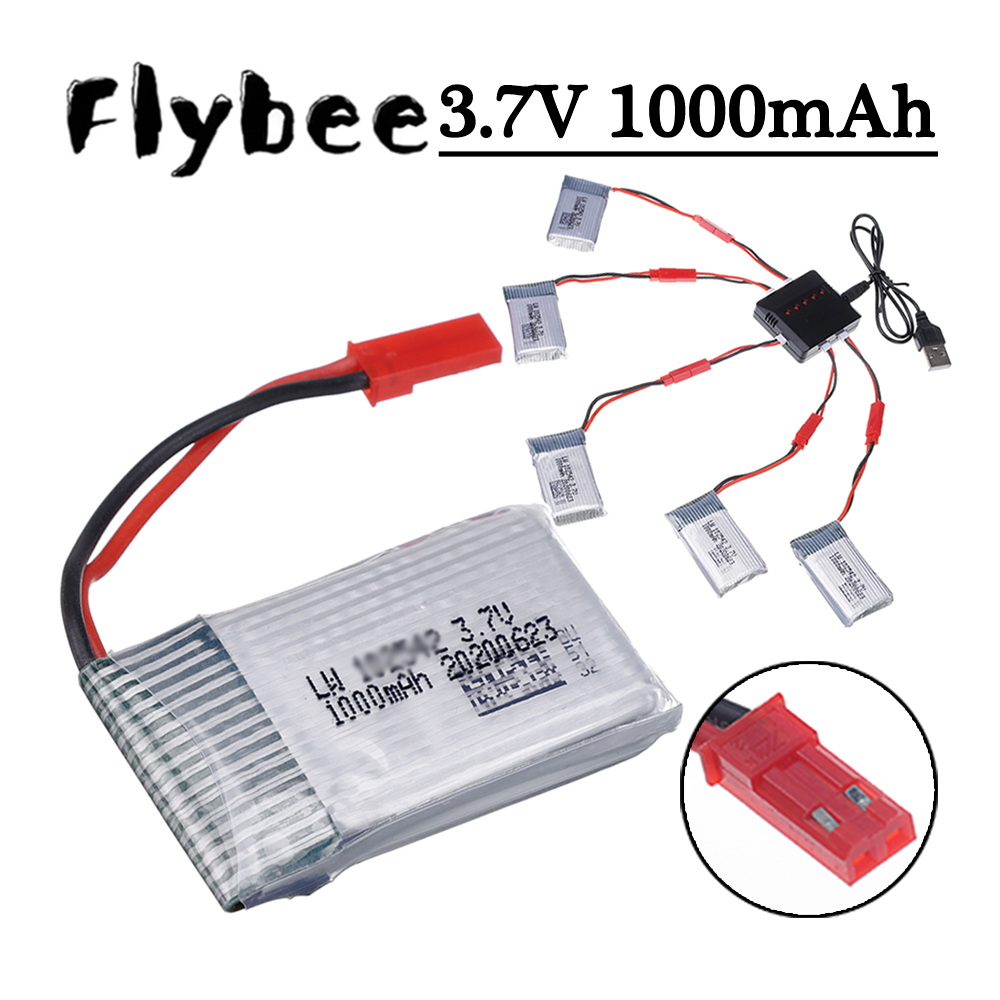3.7V 1000mAh Lipo Batterij en  - Lipo Battery Charger recensie en prijs