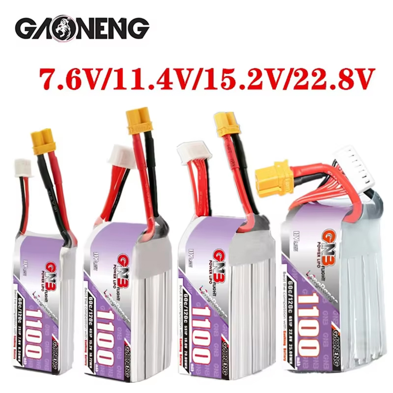 GNB 1100mAh 2S 3S 4S 6S 60C/12 - Drone Rcs recensie en prijs