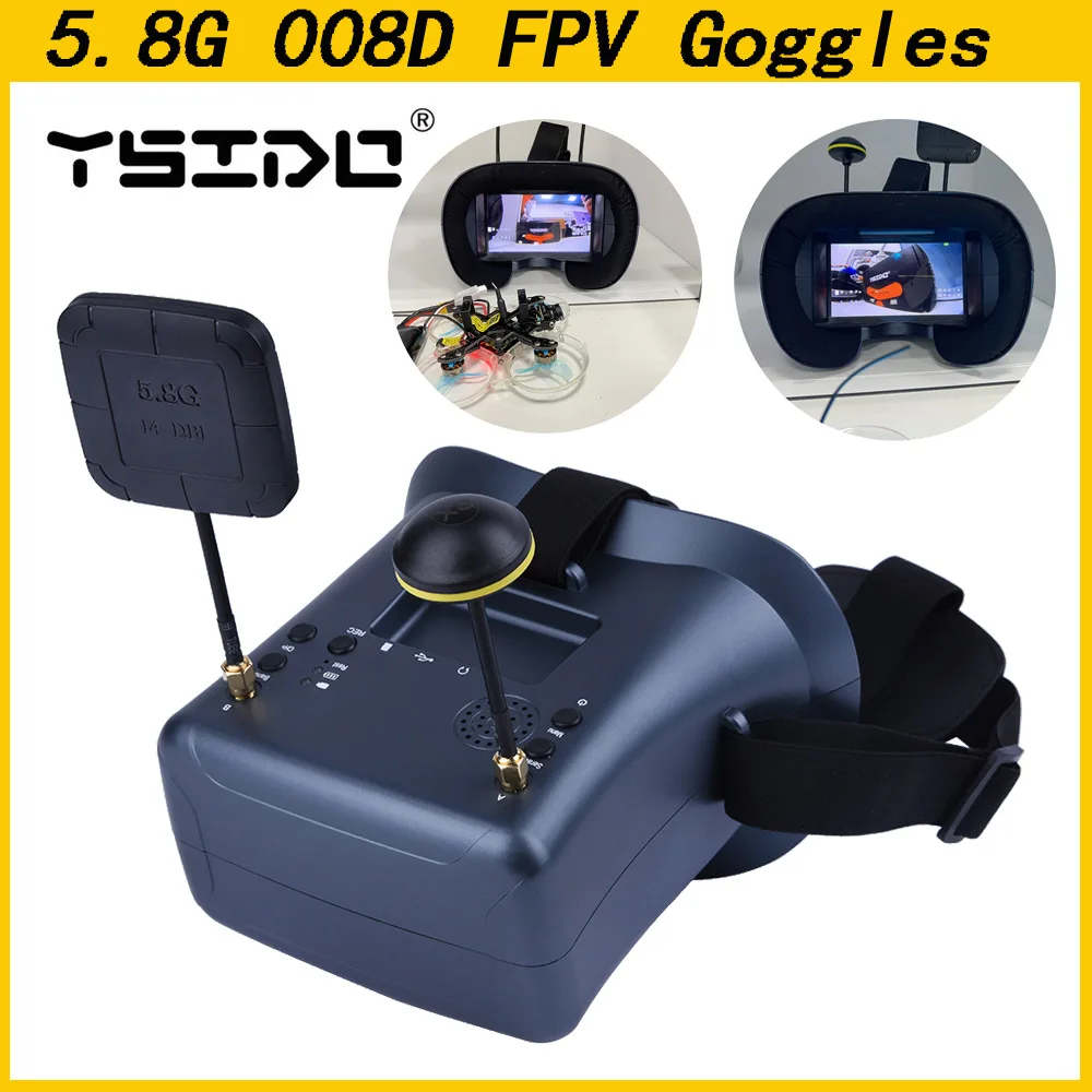 5.8G 40CH 4.3 Inch 800*480 Vid - Fpv Goggles Headset recensie en prijs