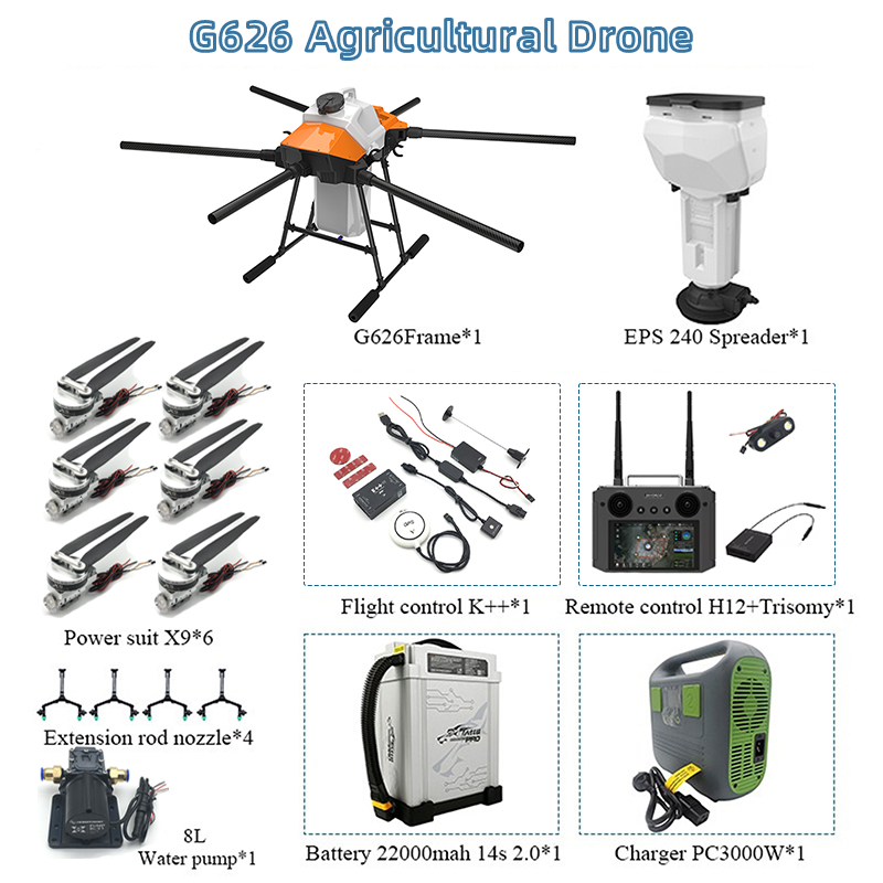 EFT G610 G616 G620 G626 G630 3 - Heavy Lift Drone Frame recensie en prijs