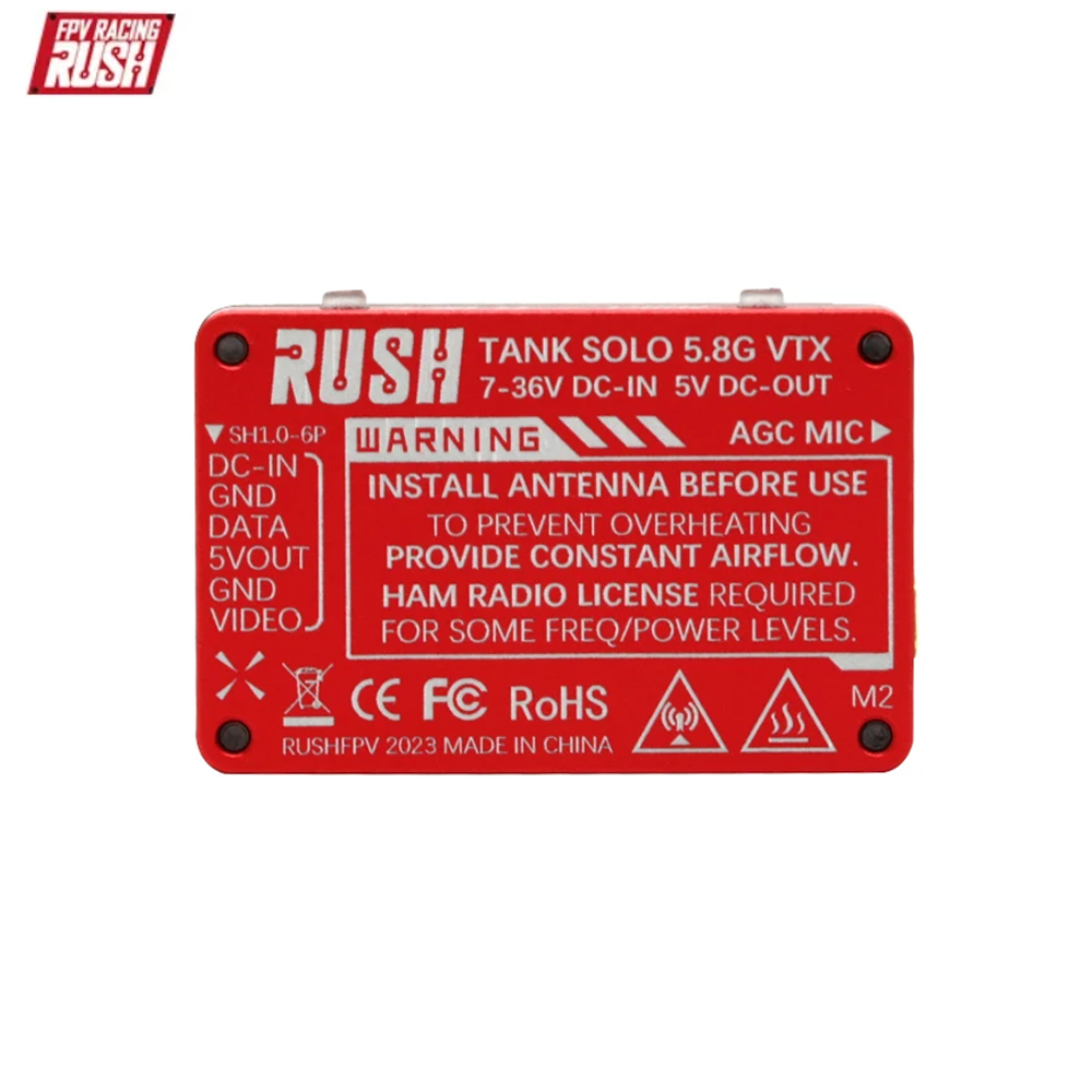 RUSHFPV Tank Solo VTX 5.8GHz 1 - Vtx Video Transmitter recensie en prijs