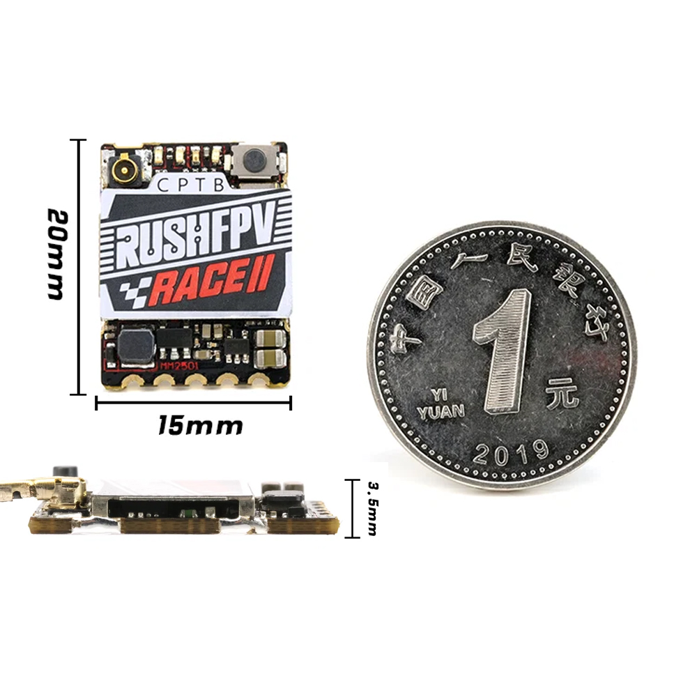 Rushfpv Rush fpv Tank Race2 20 - Vtx Video Transmitter recensie en prijs