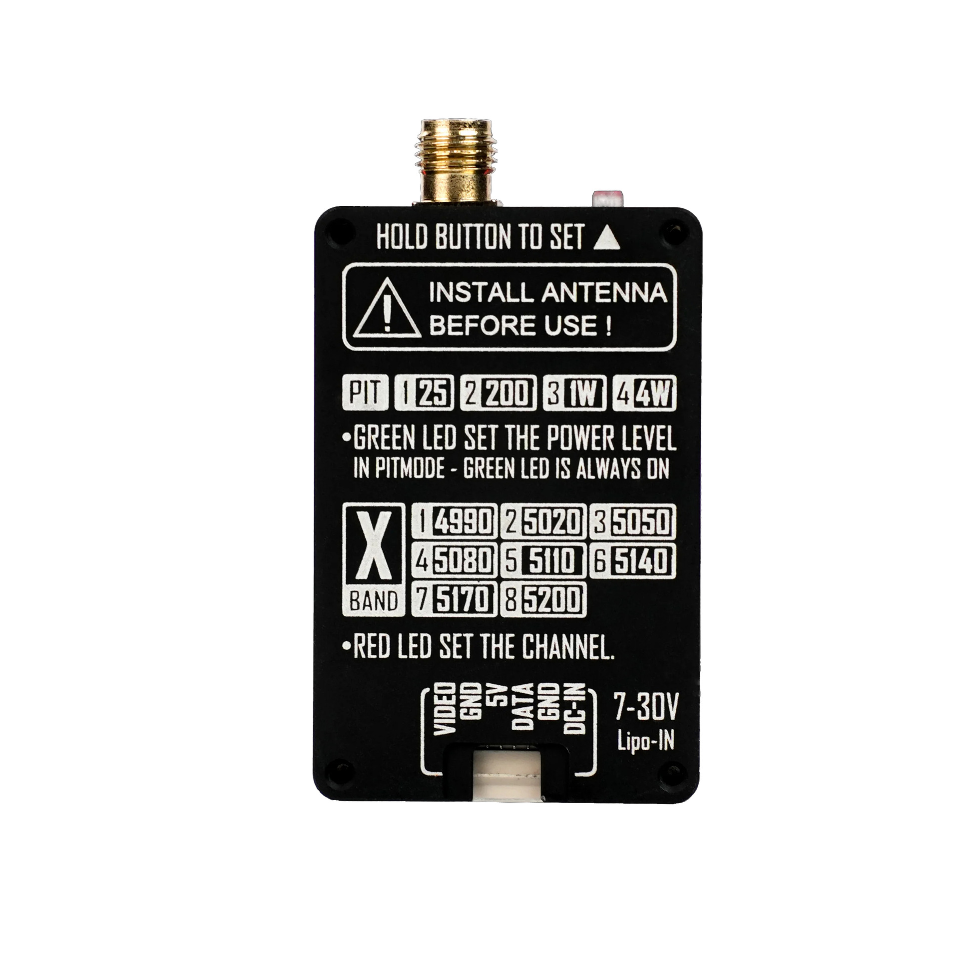 VTX RUSHFPV 4.9G 4W Video Tran - Vtx Video Transmitter recensie en prijs